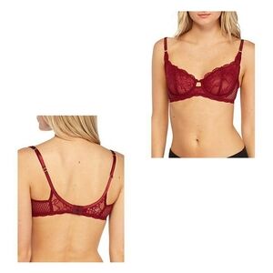 SAM ELDEMAN SCALLOPED WIRE BRA